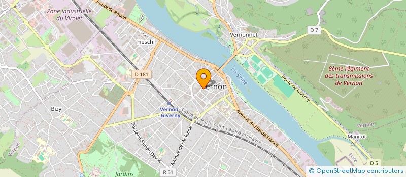 localisation de l'entreprise CHAUFFEUR LIP à VERNON