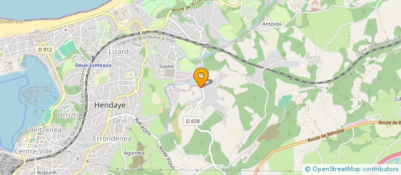 localisation de l'entreprise CHAUFFEUR MIKA  URRUGNE