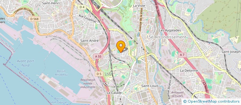 localisation de l'entreprise CHAUFFEUR PRESTIGE 13 à MARSEILLE