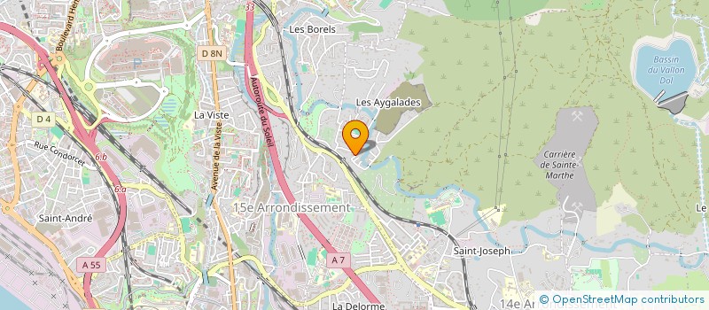 localisation de l'entreprise CHAUFFEUR PRIVE DE FRANCE à MARSEILLE