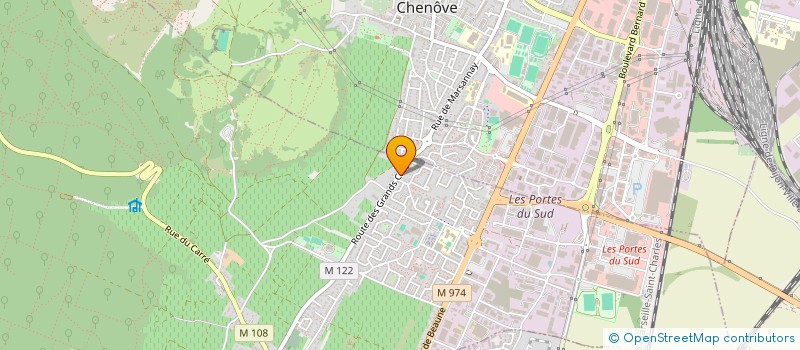 localisation de l'entreprise CHAUFFEUR PRIVE DIJON à MARSANNAY-LA-COTE