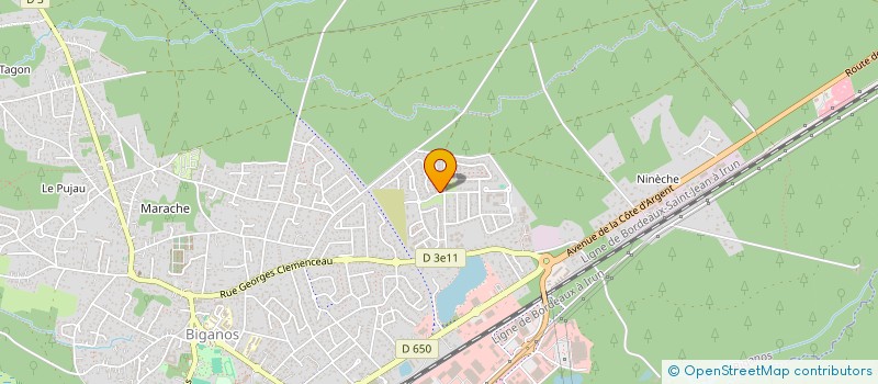 localisation de l'entreprise CHAUFFEUR PRIVE DU BASSIN  BIGANOS