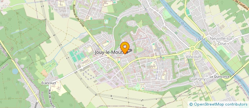 localisation de l'entreprise CHAUFFEUR PRIVE IN PARIS  JOUY-LE-MOUTIER