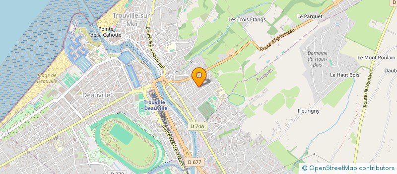 localisation de l'entreprise CHAUFFEUR PRIVE NORMANDIE  TROUVILLE-SUR-MER