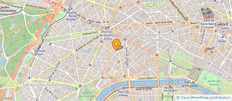 localisation de l'entreprise CHAUFFEUR PRIVE SERVICES  PARIS