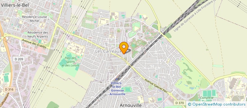 localisation de l'entreprise CHAUFFEUR VTC BUSINESS à GONESSE