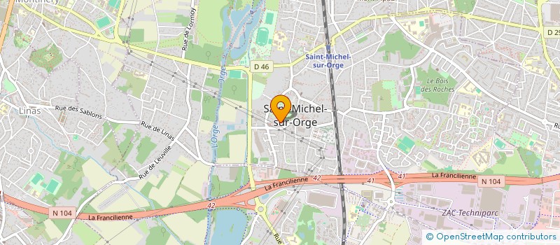 localisation de l'entreprise CHAUFFEUR VTC SOLUTION à SAINT-MICHEL-SUR-ORGE