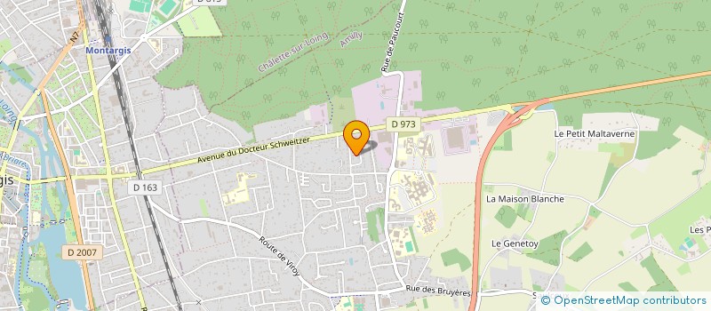 localisation de l'entreprise CHAUFFEURS 45 à MONTARGIS