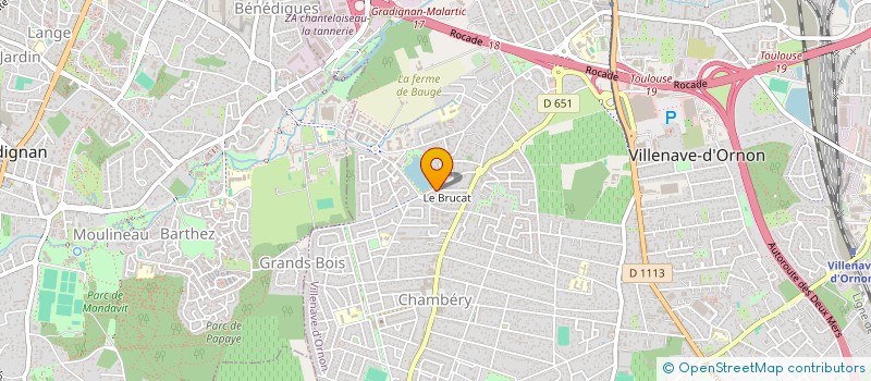 localisation de l'entreprise CHAUFFEURS BORDELAIS à VILLENAVE-D'ORNON