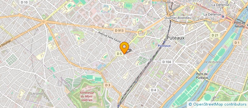 localisation de l'entreprise CHAUFFEURS PARISIENS NUMERIQUES à SURESNES