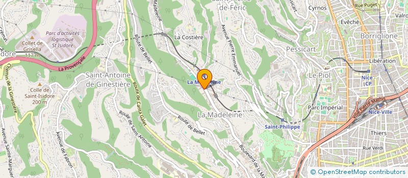 localisation de l'entreprise CHAUFFEURS PRIVES - COTE D'AZUR à NICE