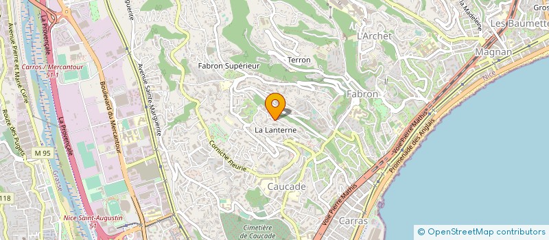 localisation de l'entreprise CHAUFFEURS SELECTION à NICE