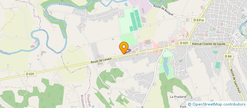 localisation de l'entreprise CHAUFFFAGE CONSEIL& DISTRIBUTION à GRAULHET
