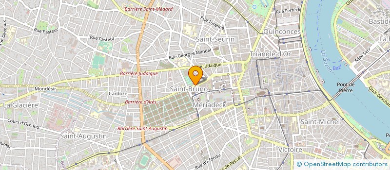 localisation de l'entreprise CHAUFFOUR 3 à BORDEAUX