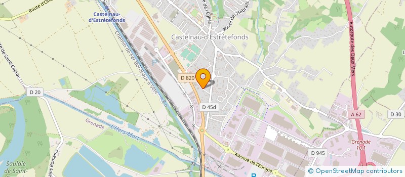 localisation de l'entreprise CHAUFFOUR EQUIPEMENTS FRIGORIFIQUES à CASTELNAU-D'ESTRETEFONDS