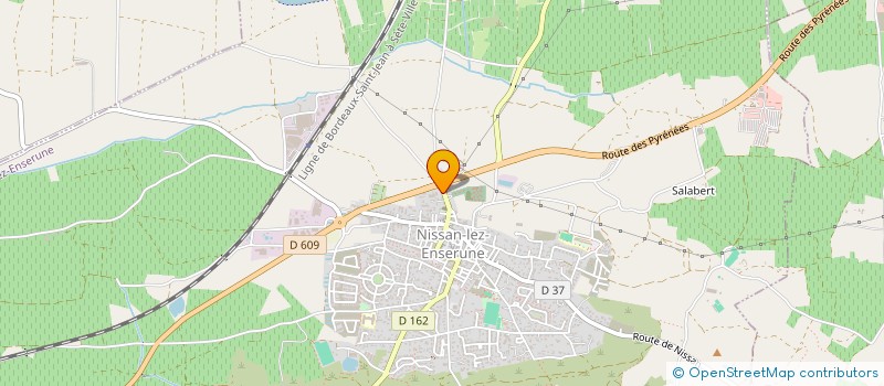 localisation de l'entreprise CHAUFFOUR IMMO  NISSAN-LEZ-ENSERUNE