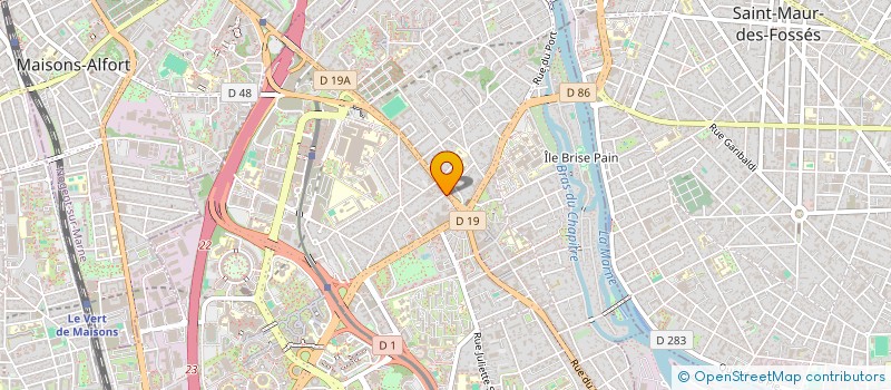 localisation de l'entreprise CHAUFITAIRE  CRETEIL