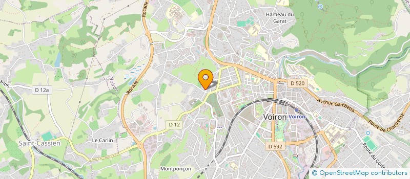 localisation de l'entreprise CHAUGINI  VOIRON