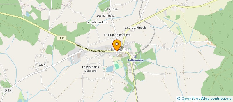 localisation de l'entreprise CHAULET à PELLEVOISIN
