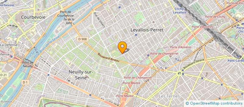 localisation de l'entreprise CHAULNES TEXTILES INDUSTRIES à NEUILLY-SUR-SEINE