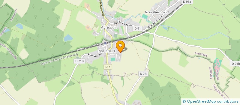 localisation de l'entreprise CHAUMARCO à AVRICOURT