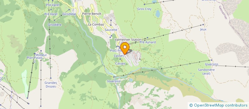 localisation de l'entreprise CHAUMAZ/LANCIEN  VALMEINIER