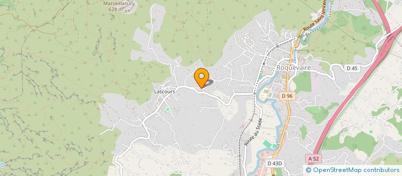 localisation de l'entreprise CHAUME ETOILE  ROQUEVAIRE