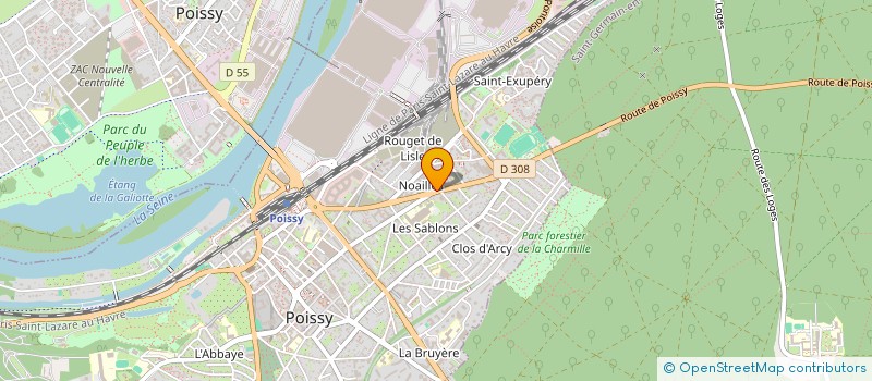 localisation de l'entreprise CHAUMEAU ENTREPRISE SERVICE ARTISANAL à POISSY