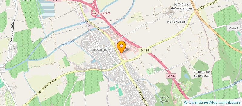 localisation de l'entreprise CHAUMEN SAS  CAISSARGUES