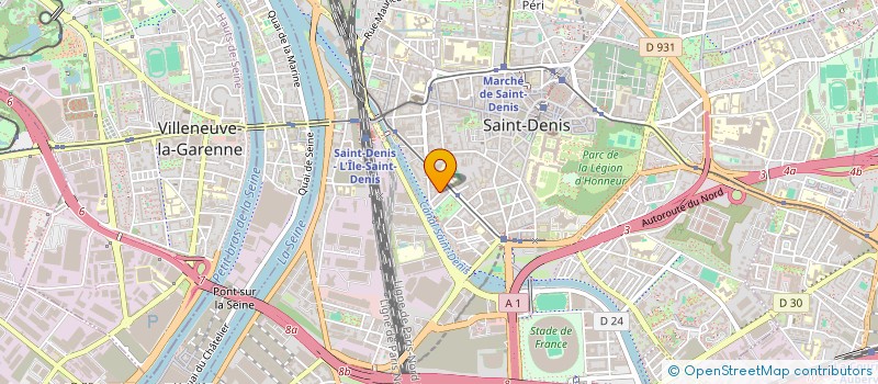 localisation de l'entreprise CHAUMERON BERNARD ET LE NADAN MARIE ANNICK  SAINT-DENIS