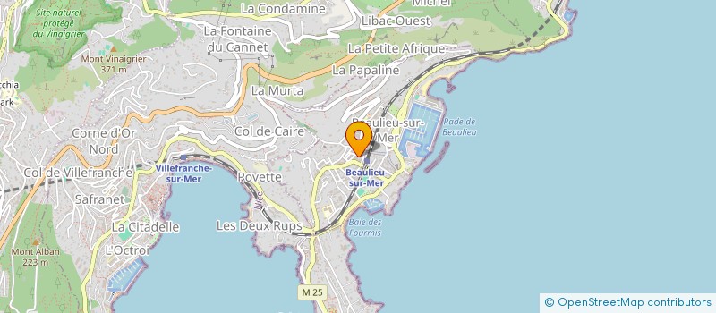 localisation de l'entreprise CHAUMES à BEAULIEU-SUR-MER