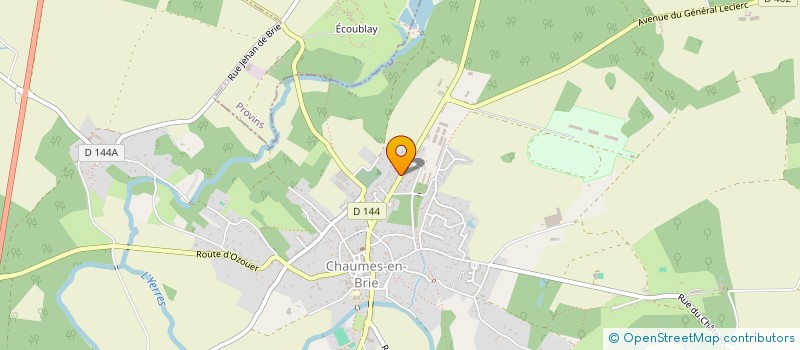 localisation de l'entreprise CHAUMES AUTOMOBILES  CHAUMES-EN-BRIE