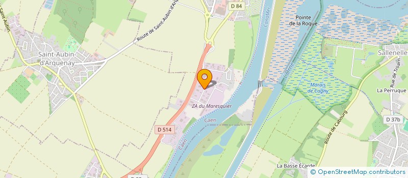localisation de l'entreprise CHAUMES CALVADOS LEVARD à OUISTREHAM