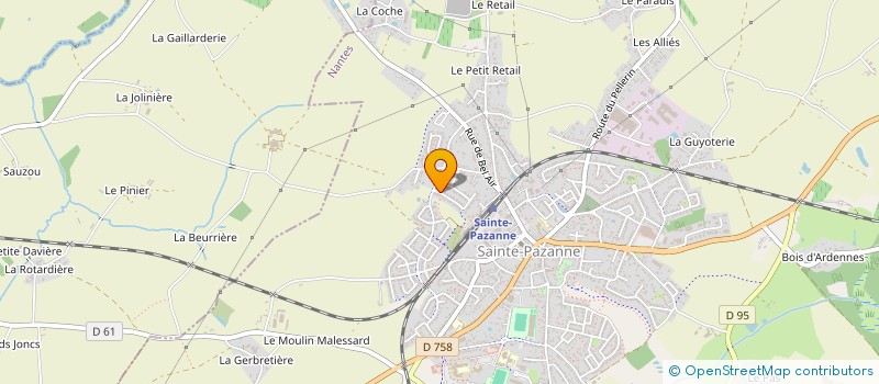 localisation de l'entreprise CHAUMES EN FETES à SAINTE-PAZANNE