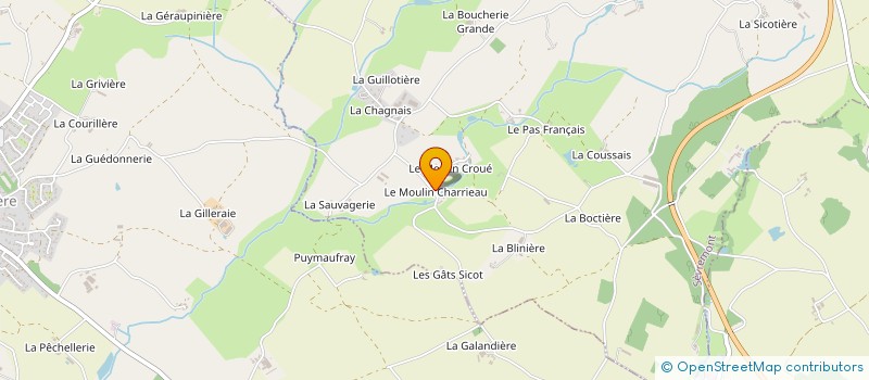 localisation de l'entreprise CHAUMIEAU à SEVREMONT