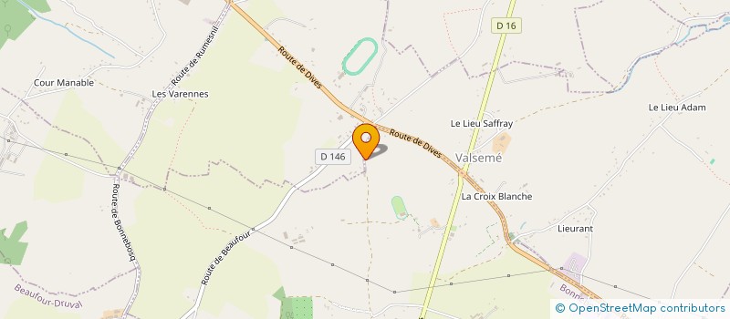 localisation de l'entreprise CHAUMIERE DE LA FORGE PINCON  BONNEBOSQ