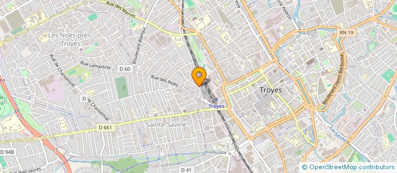 localisation de l'entreprise CHAUMINGTON  TROYES