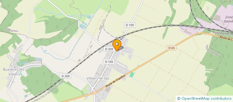 localisation de l'entreprise CHAUMONT AUTO SPORT à VILLIERS-LE-SEC