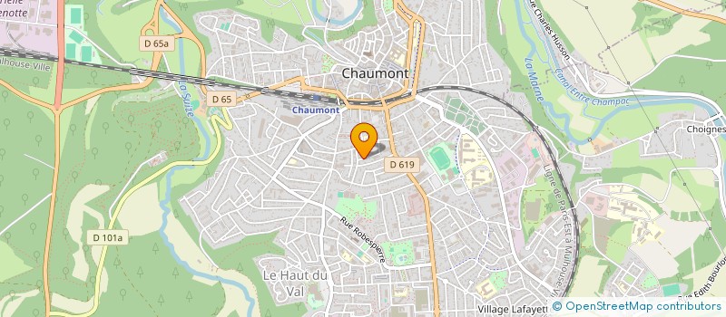 localisation de l'entreprise CHAUMONT INVEST DEVELOPPEMENT CID à CHAUMONT