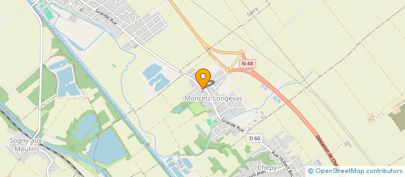 localisation de l'entreprise CHAUMONTOISE  MONCETZ-LONGEVAS