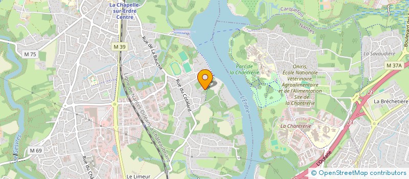 localisation de l'entreprise CHAUMUSSAY  SUCE-SUR-ERDRE