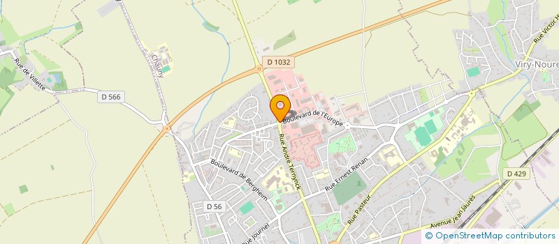 localisation de l'entreprise CHAUNY TRANSPORTS  CHAUNY