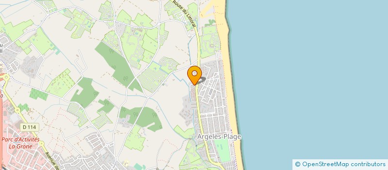 localisation de l'entreprise CHAUPAIN à ARGELES SUR MER
