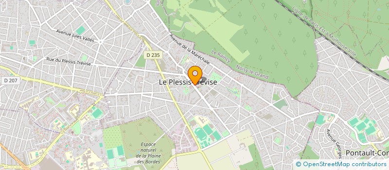 localisation de l'entreprise CHAUPAL  LE PLESSIS-TREVISE