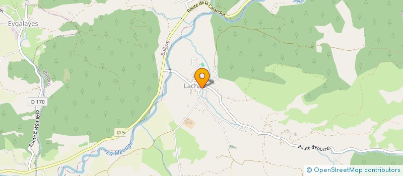 localisation de l'entreprise CHAUPATINE  LACHAU