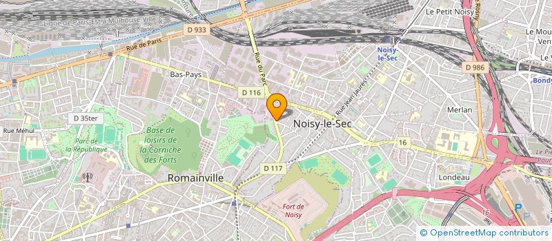 localisation de l'entreprise CHAUPOND CHRISTOPHE SASU à NOISY-LE-SEC