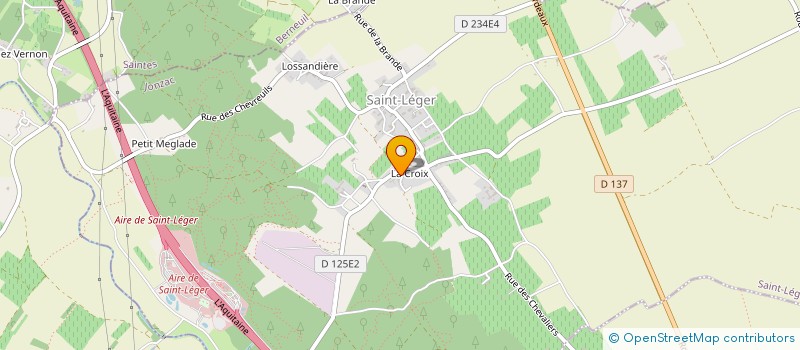 localisation de l'entreprise CHAURAUD  SAINT-LEGER