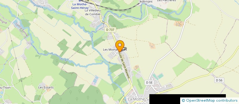 localisation de l'entreprise CHAURAYDIS à LA MOTHE-SAINT-HERAY