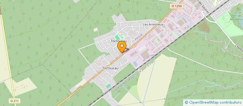 localisation de l'entreprise CHAUROS  PESSAC