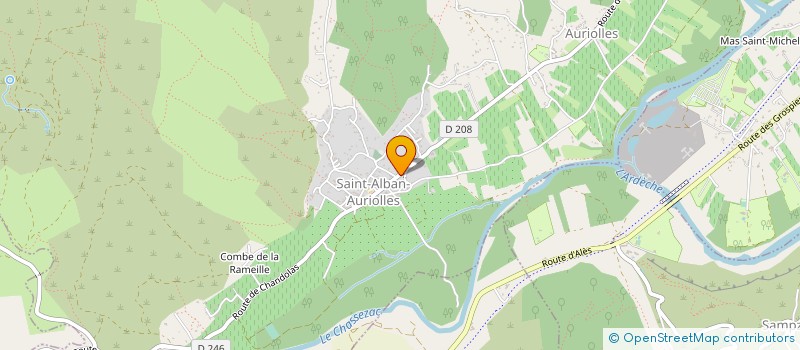 localisation de l'entreprise CHAUSANIT à SAINT-ALBAN-AURIOLLES